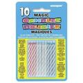 Unique Industries 9805M Unique Magic Candles, Multicolor - 10 count 41657